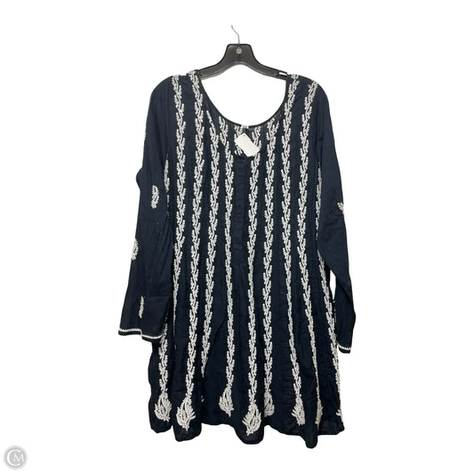 Swimwear Cover-up By Clothes Mentor In Navy, Size: M