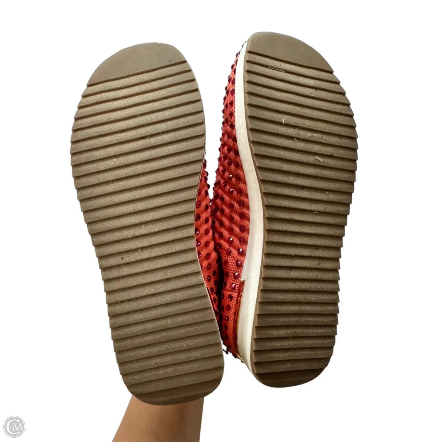 Shoes Sneakers By Clothes Mentor In Coral, Size: 6
