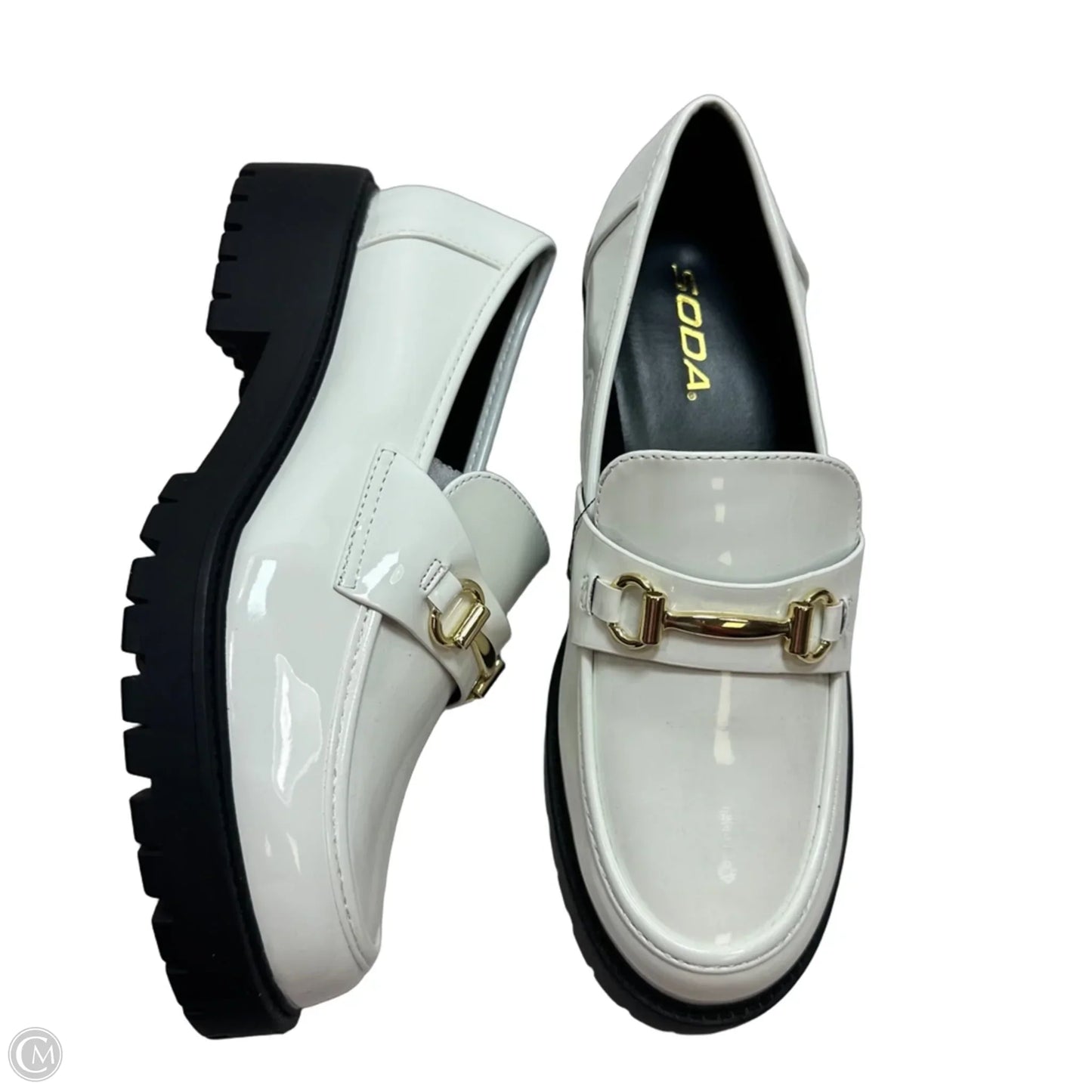 Shoes Heels Block By Soda In White, Size: 9
