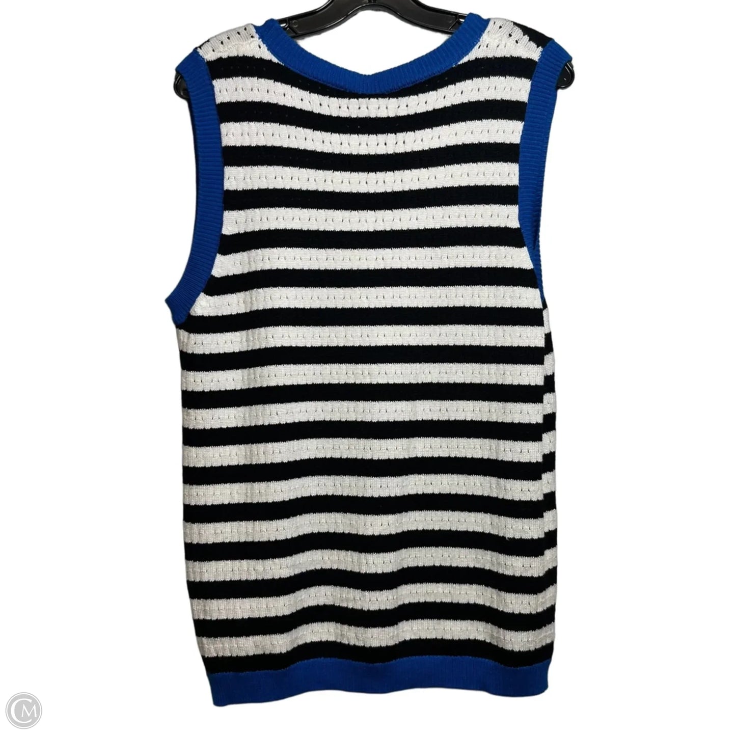 Top Sleeveless By Clothes Mentor In Striped Pattern, Size: L