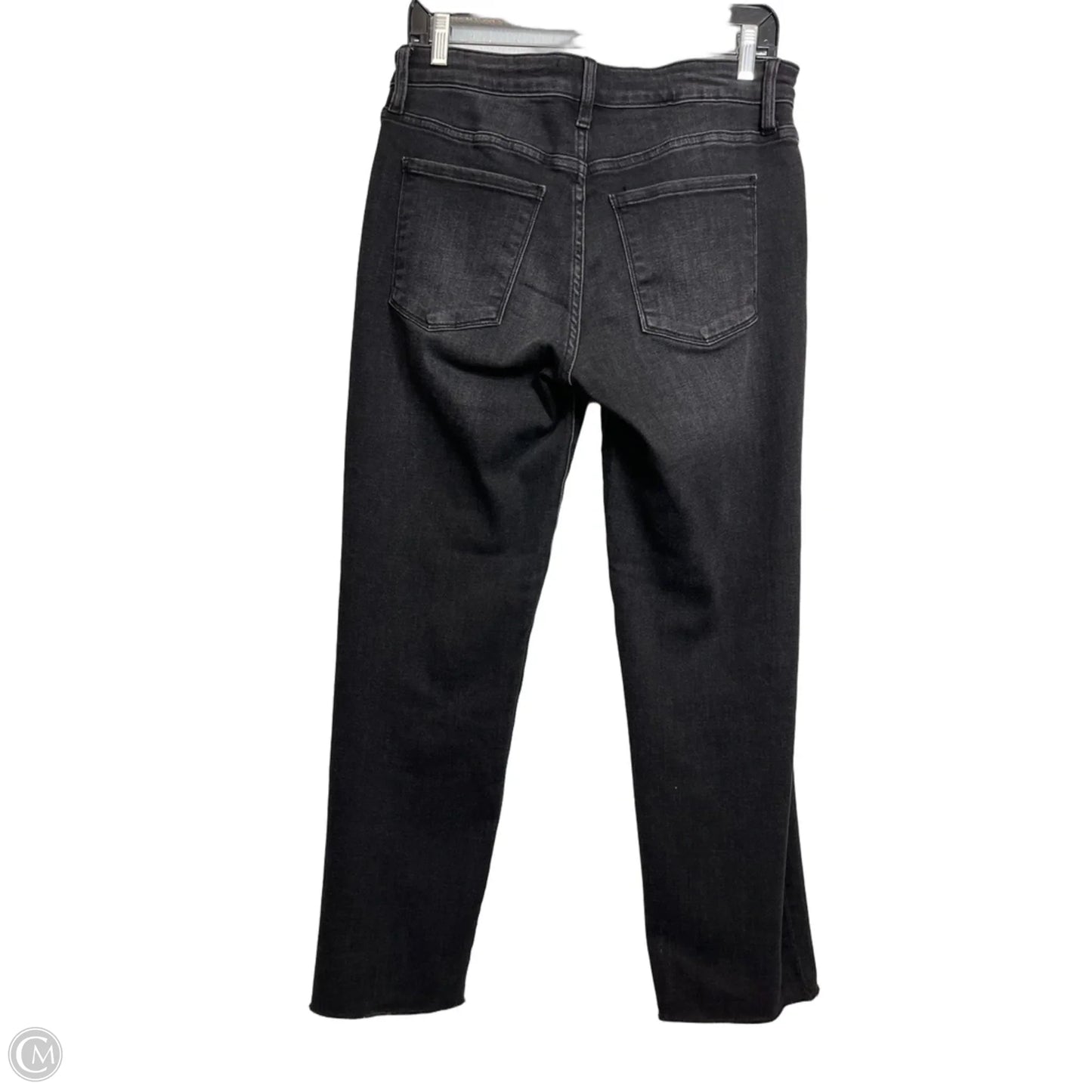 Jeans Straight By Evereve In Black Denim, Size: 8