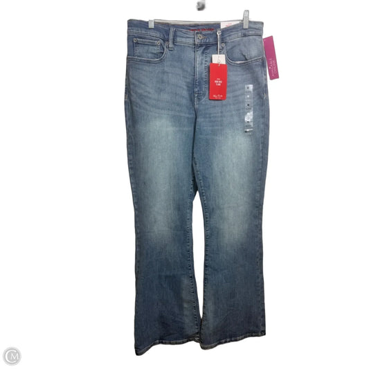 Jeans Flared By Lucky Brand In Blue Denim, Size: 14