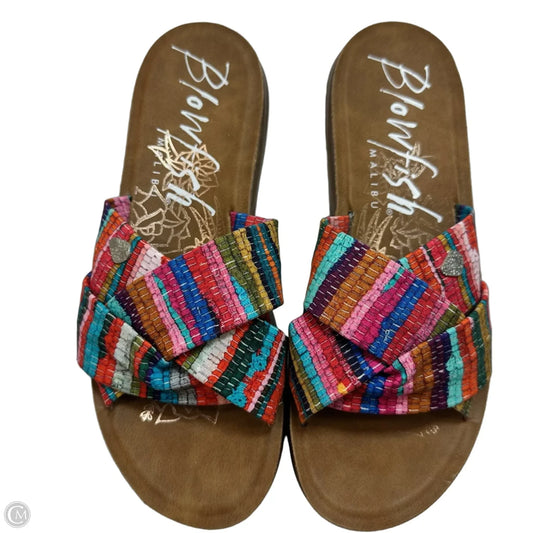 Sandals Flats By Blowfish In Multi-colored, Size: 7