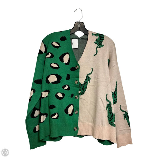 Cardigan By Cme In Green, Size: M