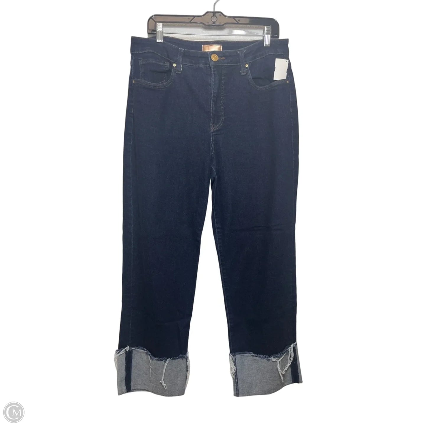 Jeans Cropped By Kut In Blue Denim, Size: 8