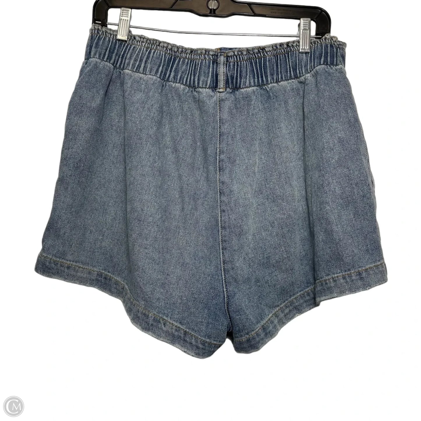 Shorts By Mustard Seed In Blue Denim, Size: L