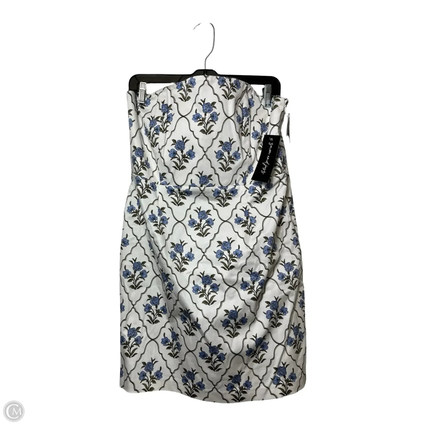 Dress Party Short By Clothes Mentor In Floral Print, Size: L