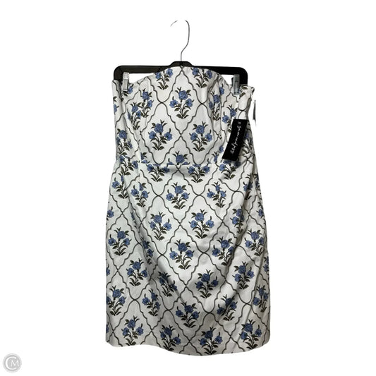 Dress Party Short By Clothes Mentor In Floral Print, Size: L