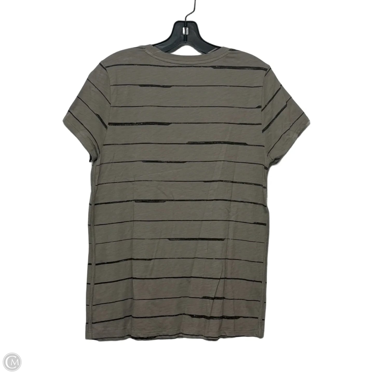 Athletic Top Short Sleeve By Athleta In Tan, Size: M