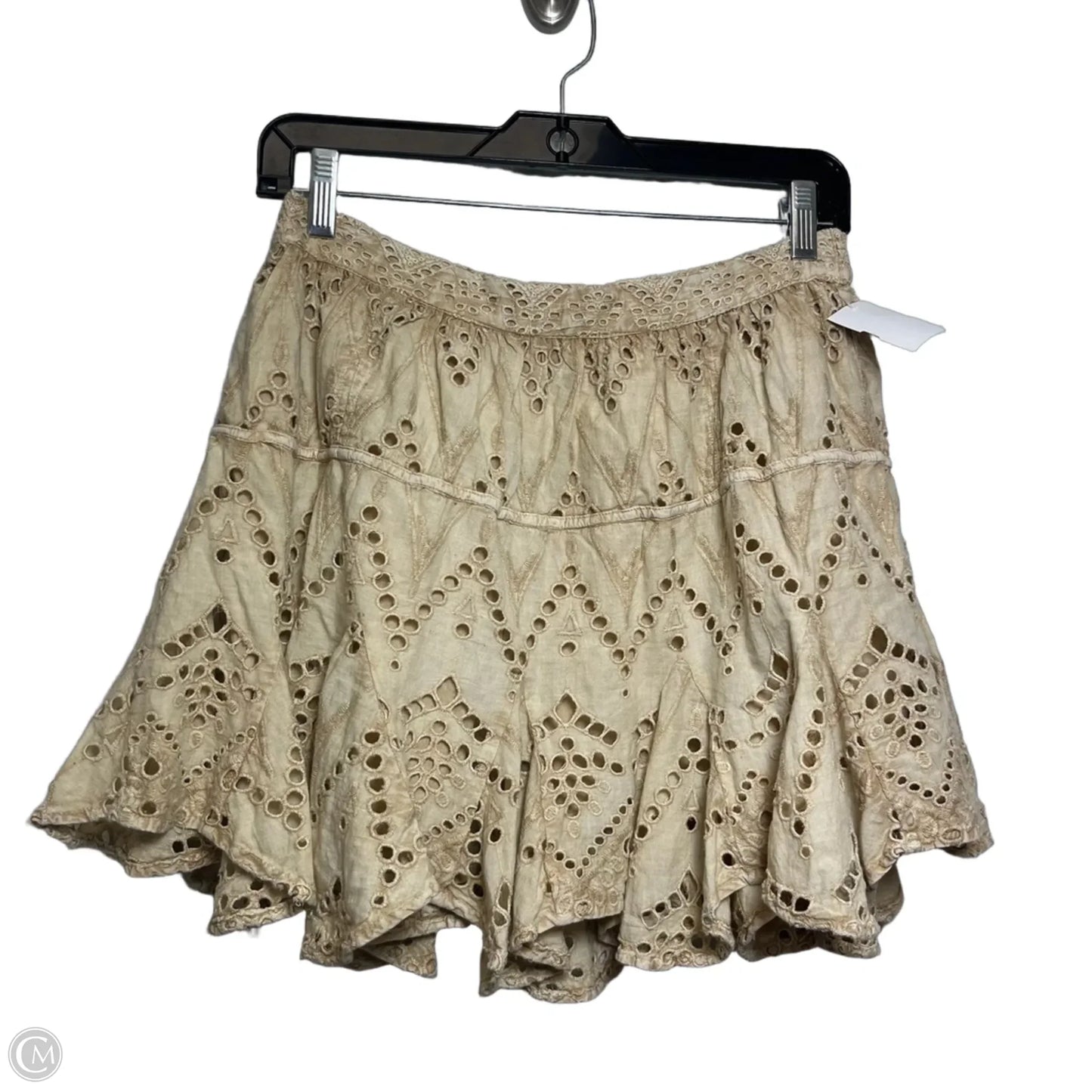 Skirt Mini & Short By Free People In Tan, Size: S