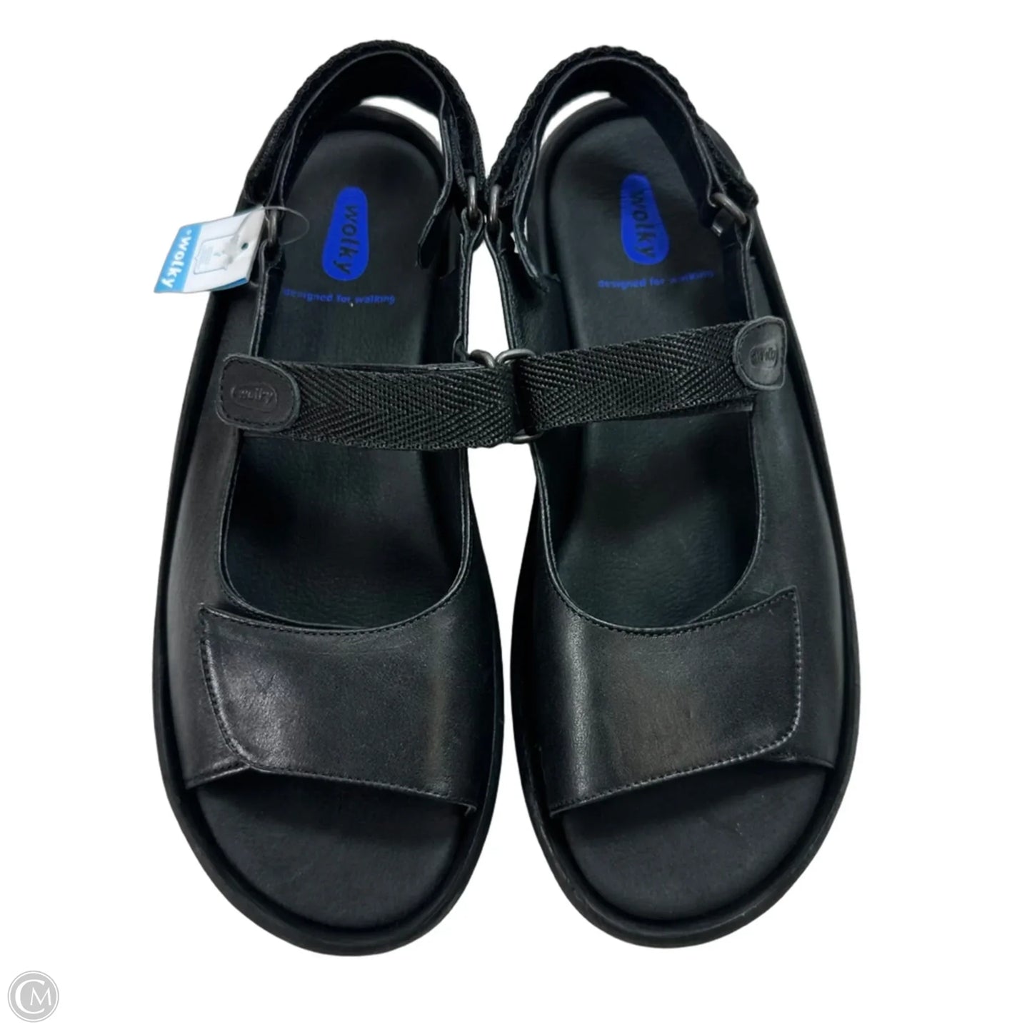 Sandals Heels Platform By Cme In Black, Size: 9