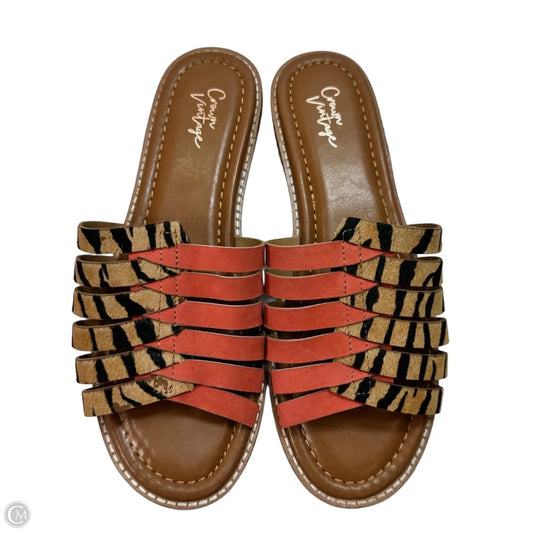 Sandals Flats By Crown Vintage In Mauve, Size: 8