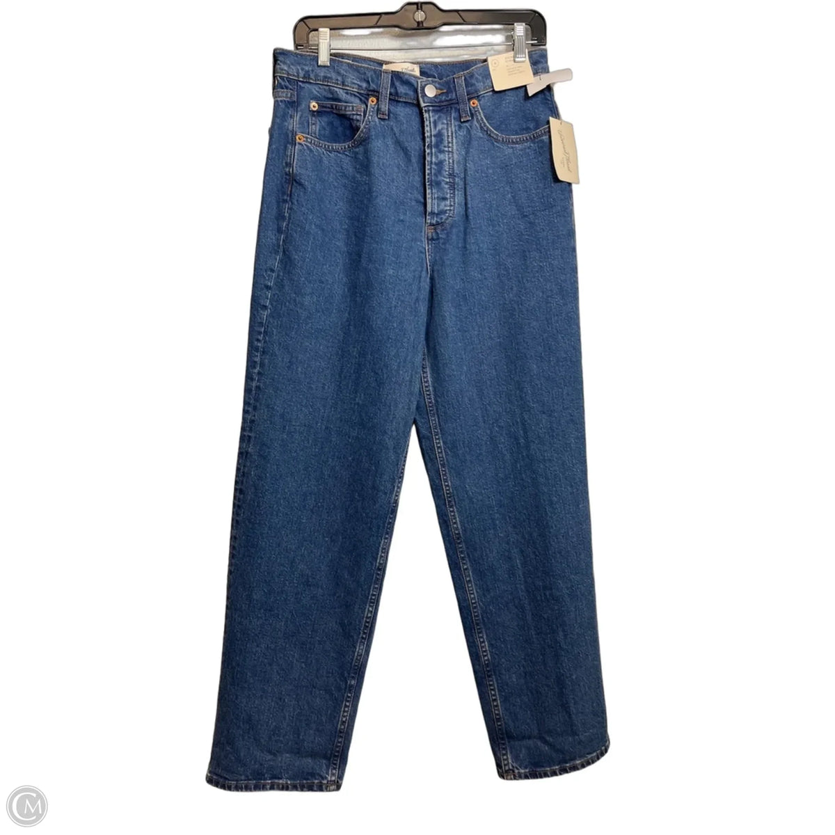 Jeans Straight By Universal Thread In Blue Denim, Size: 8