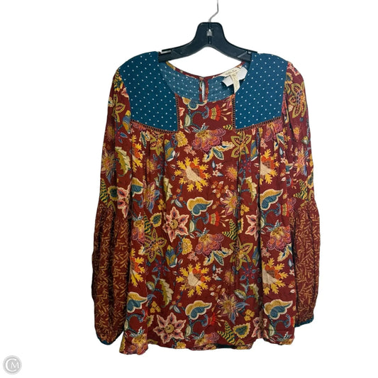 Top Long Sleeve By Matilda Jane In Multi-colored, Size: M