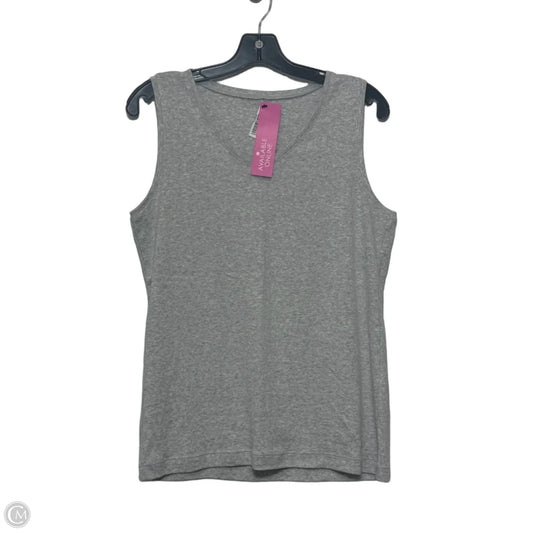 Top Sleeveless Basic By Chicos In Grey, Size: M