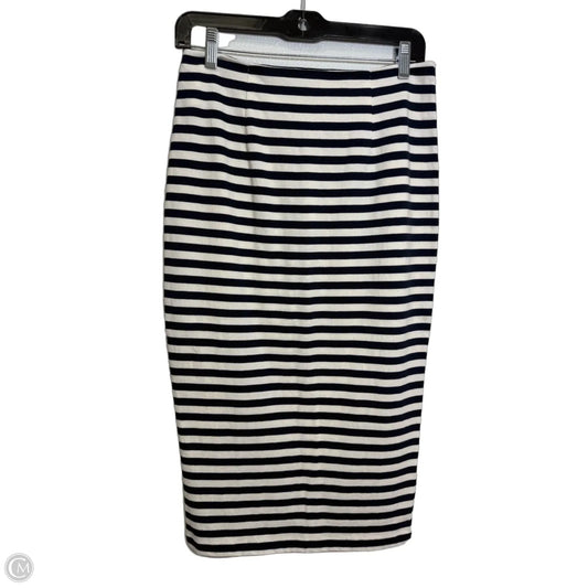 Skirt Midi By J. Crew In Striped Pattern, Size: 4