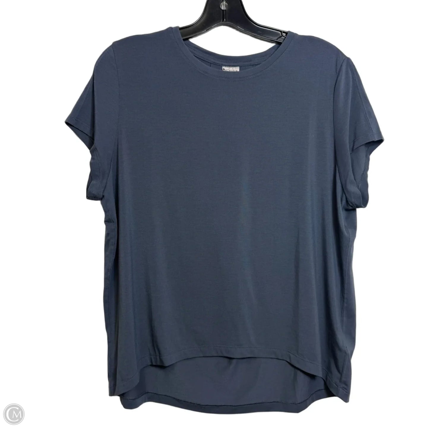 Athletic Top Short Sleeve By Athleta In Blue, Size: Xs