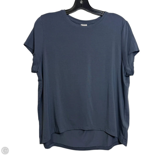 Athletic Top Short Sleeve By Athleta In Blue, Size: Xs
