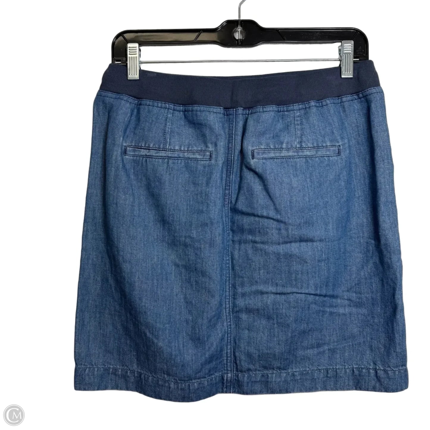 Skirt Mini & Short By Loft In Blue Denim, Size: 0
