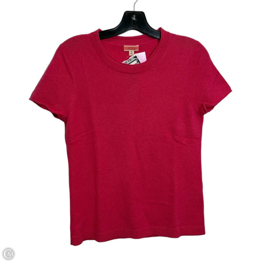 Sweater Short Sleeve By J. Crew In Pink, Size: S