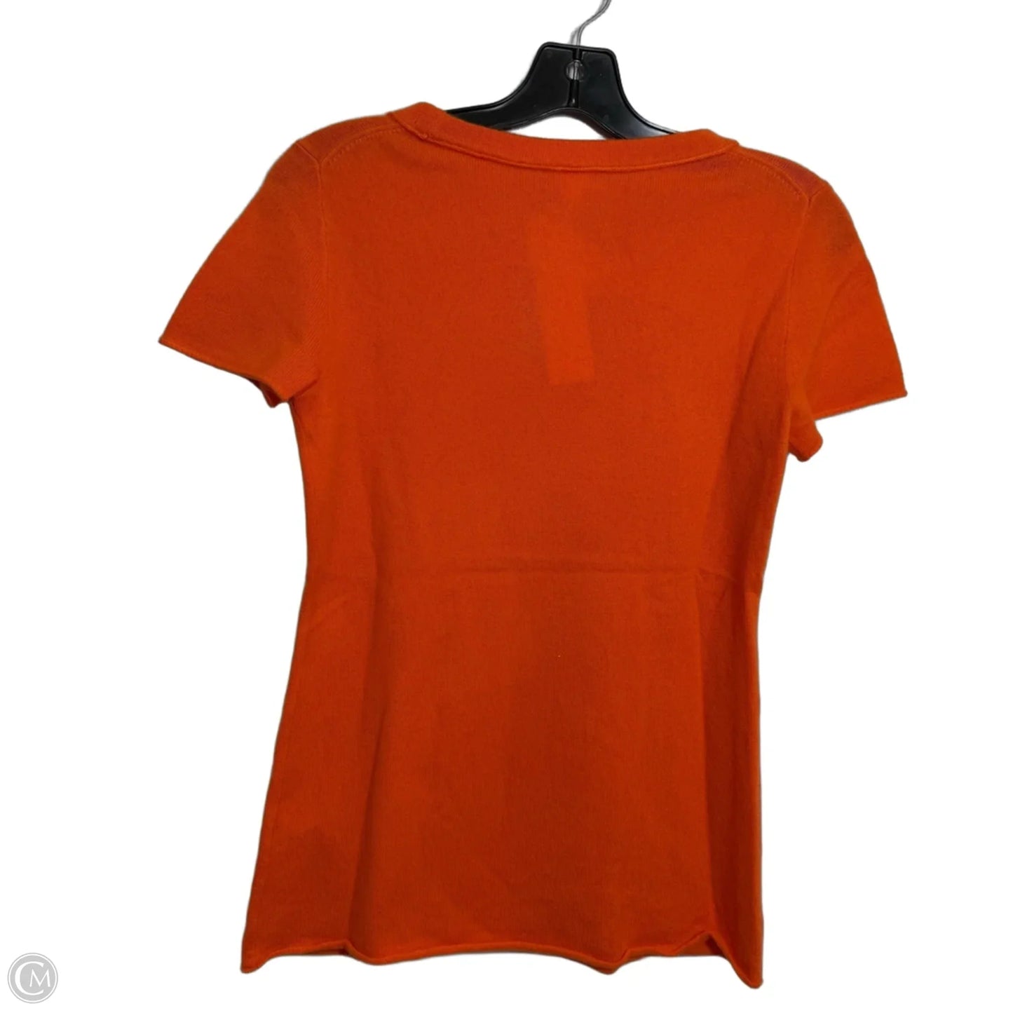 Sweater Short Sleeve By J. Crew In Orange, Size: S