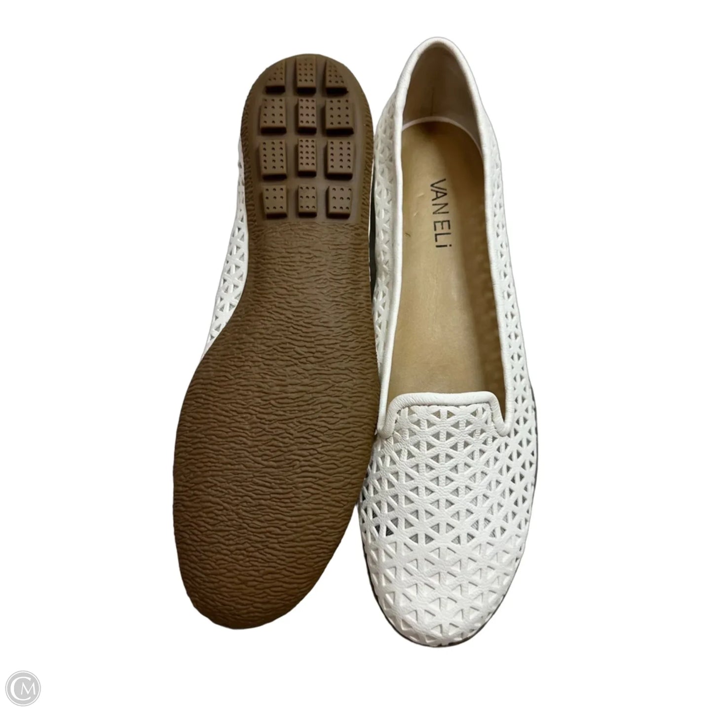 Shoes Flats By Vaneli In White, Size: 8.5
