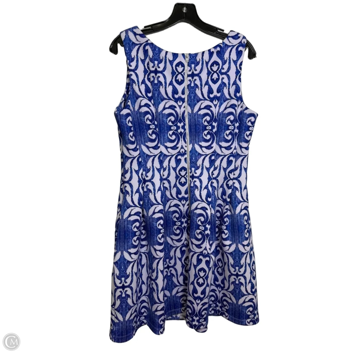 Dress Party Short By Julian Taylor In Blue, Size: 14