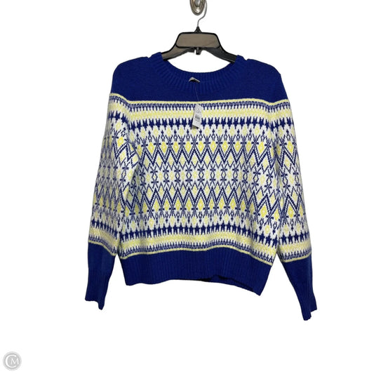 Sweater By Loft In Blue, Size: L