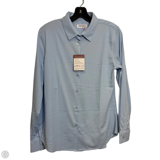Top Long Sleeve By Clothes Mentor In Blue, Size: S