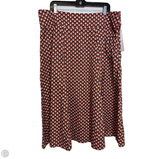Foxes Skirt Midi By Clothes Mentor In Animal Print, Size: 1x