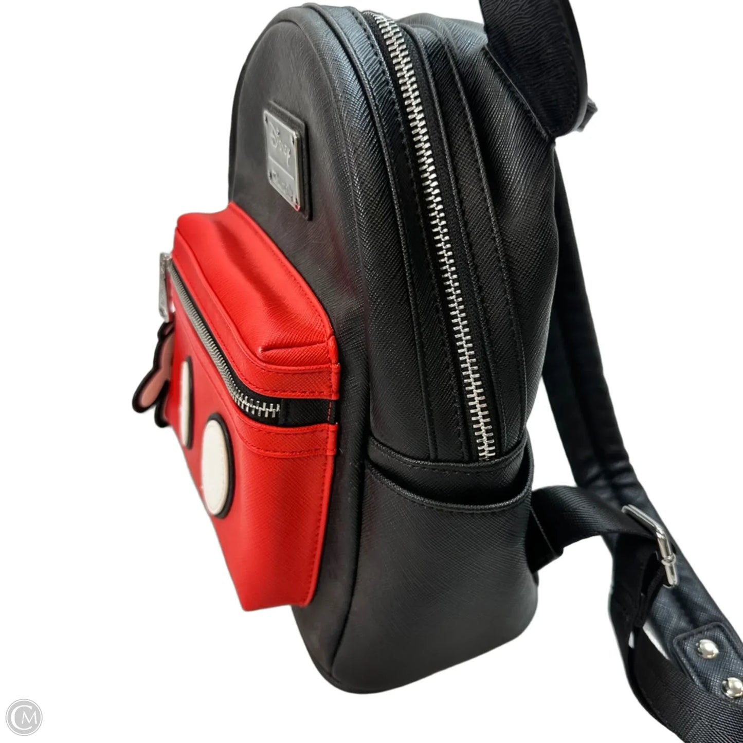 Mickey Mouse Backpack By Loungefly, Size: Small