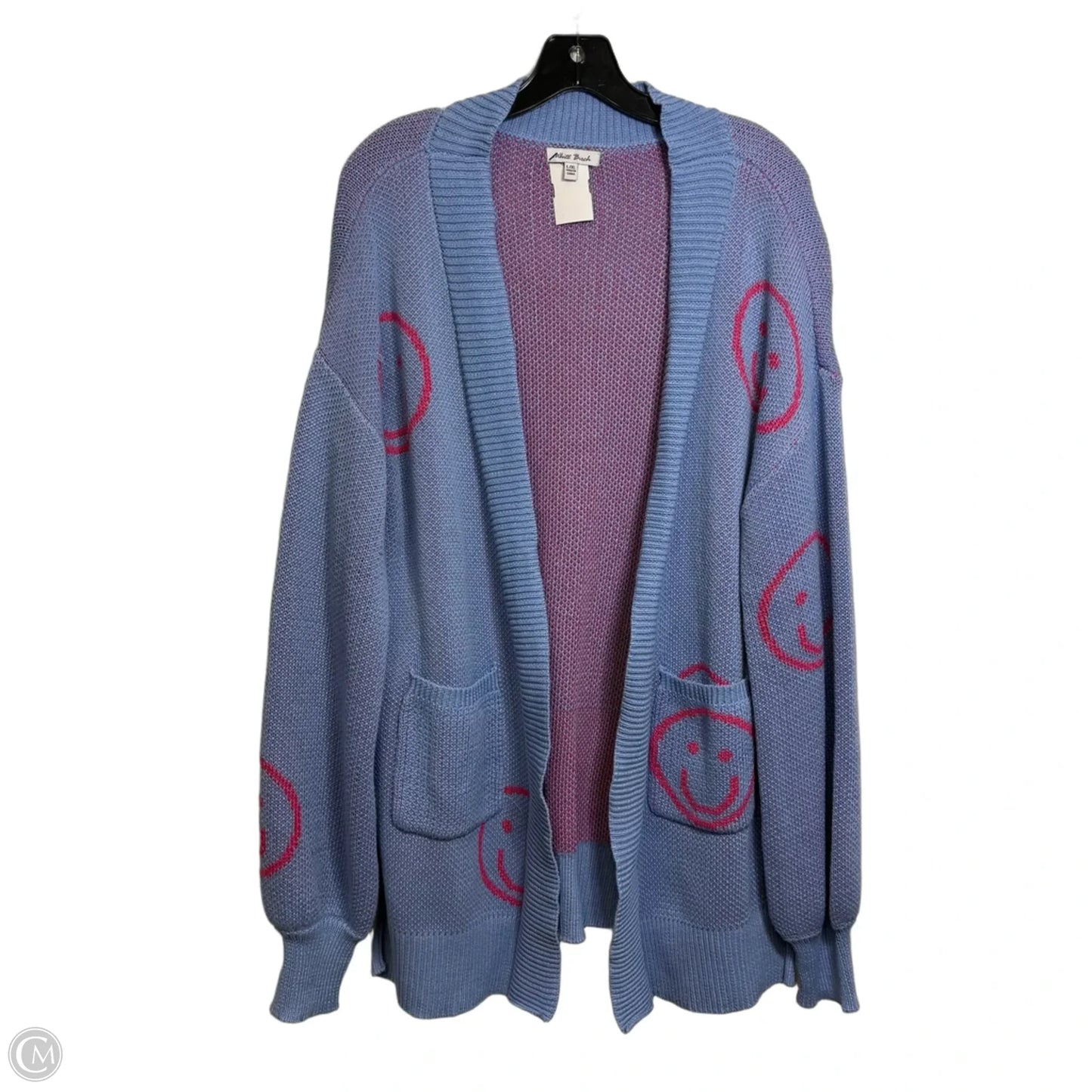 Cardigan By White Birch In Blue, Size: L