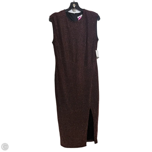 Dress Party Midi By Bar Iii In Bronze, Size: M