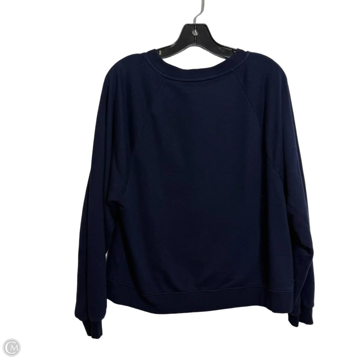 Top Long Sleeve By Talbots In Navy, Size: M