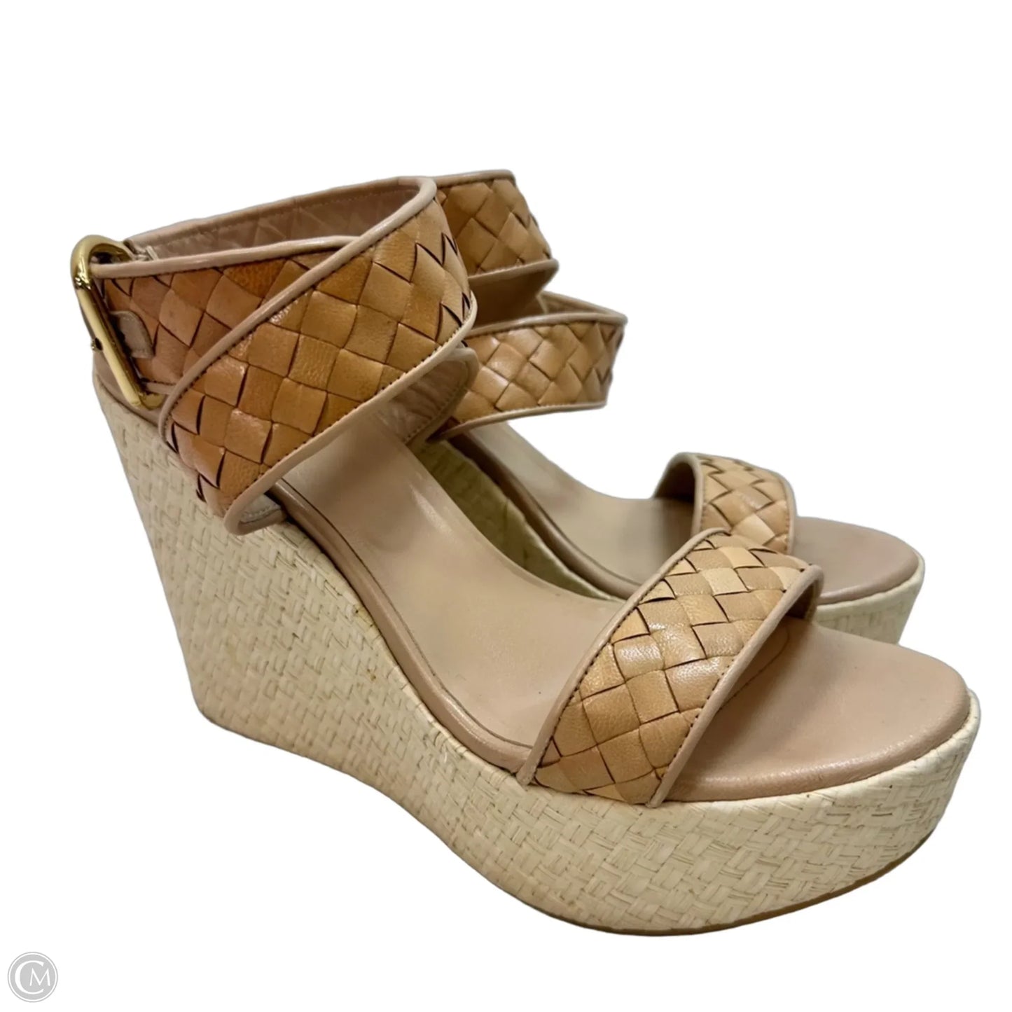 Sandals Designer By Stuart Weitzman In Tan, Size: 8