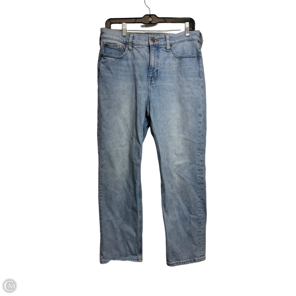 Jeans Straight By J. Crew In Blue Denim, Size: 8