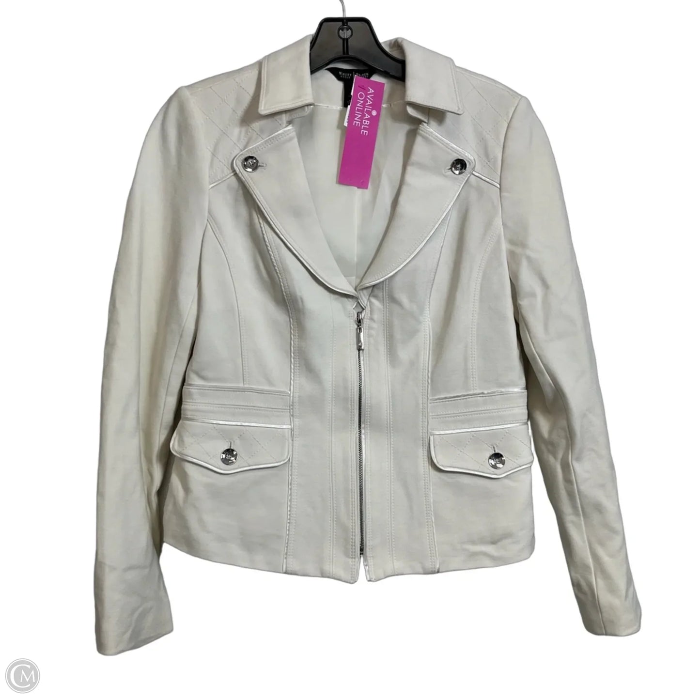 Blazer By White House Black Market In Ivory, Size: M