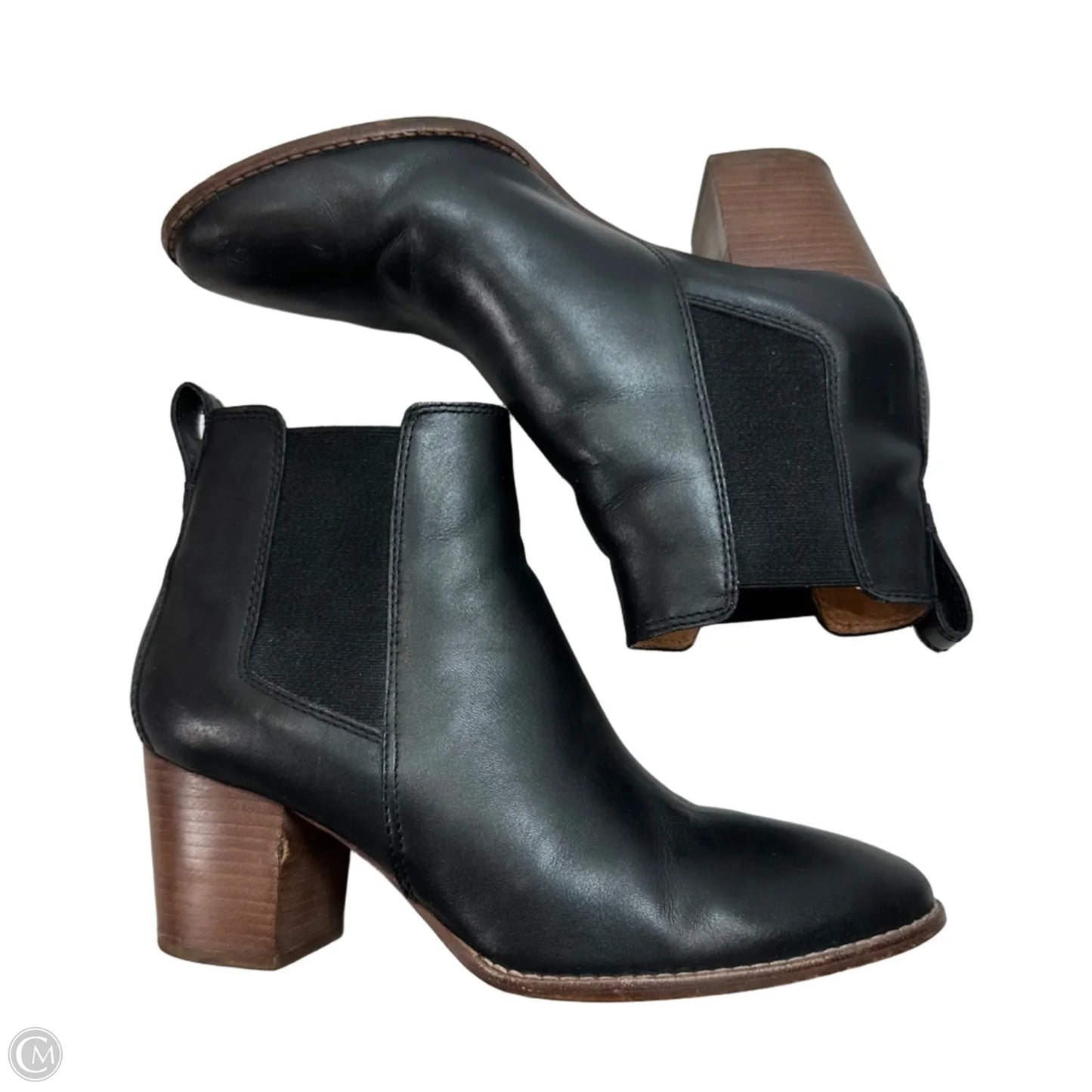 Boots Ankle Flats By Madewell In Black, Size: 10