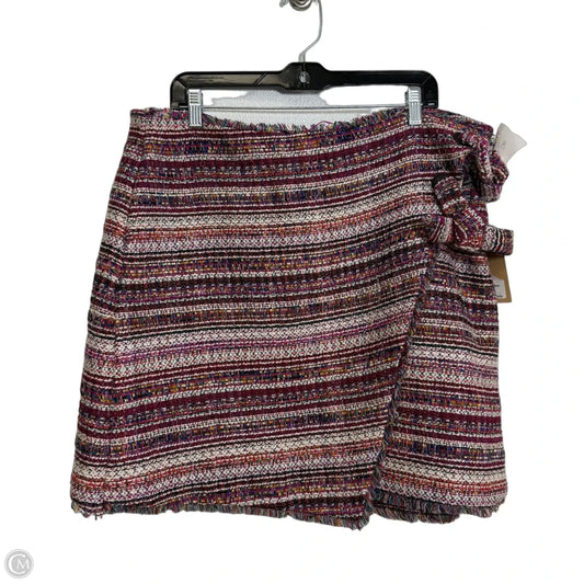 Skirt Mini & Short By Halogen In Multi-colored, Size: 18