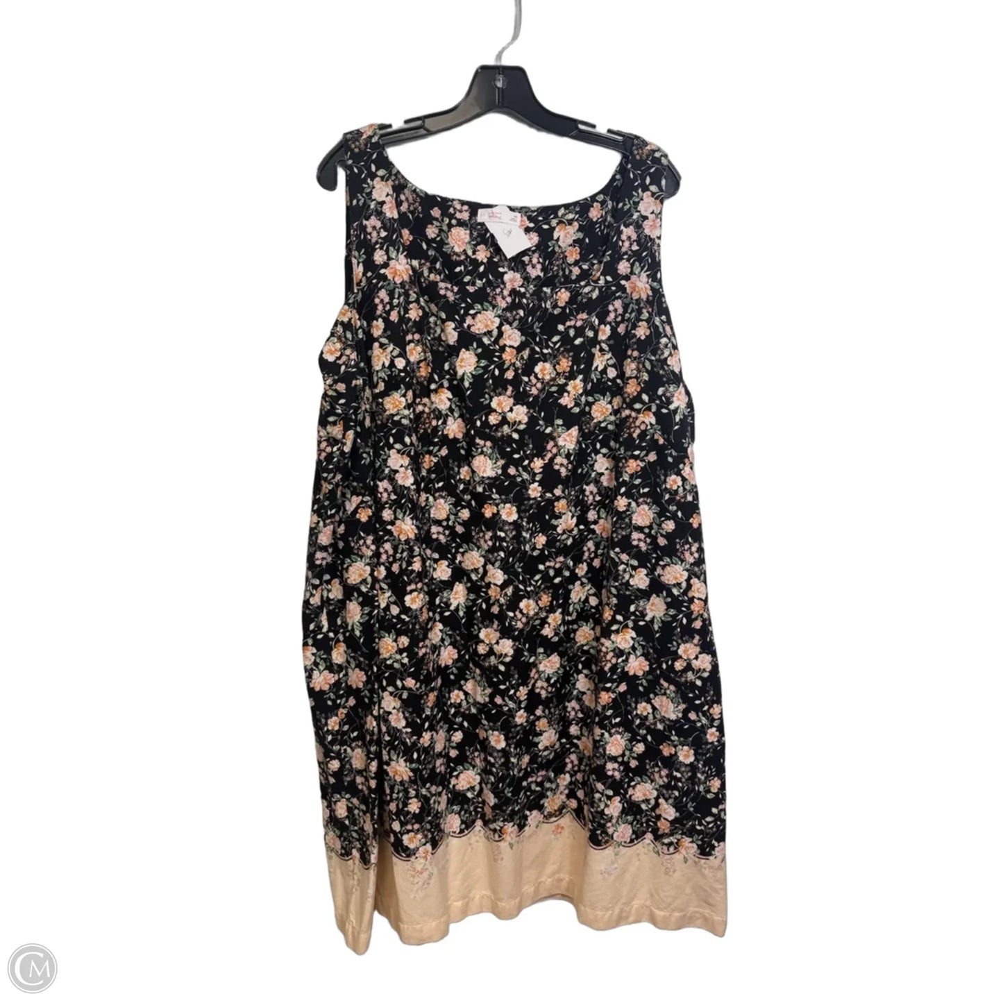 Dress Casual Short By Lc Lauren Conrad In Floral Print, Size: 2x