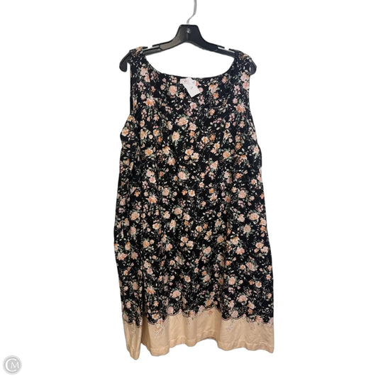 Dress Casual Short By Lc Lauren Conrad In Floral Print, Size: 2x