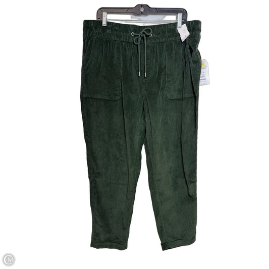 Pants Corduroy By Time And Tru In Green, Size: L