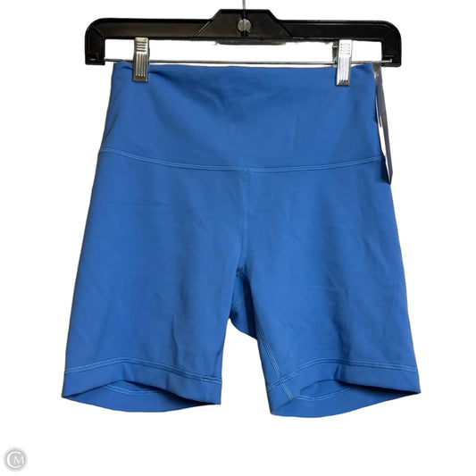 Athletic Shorts By Lululemon In Blue, Size: 6