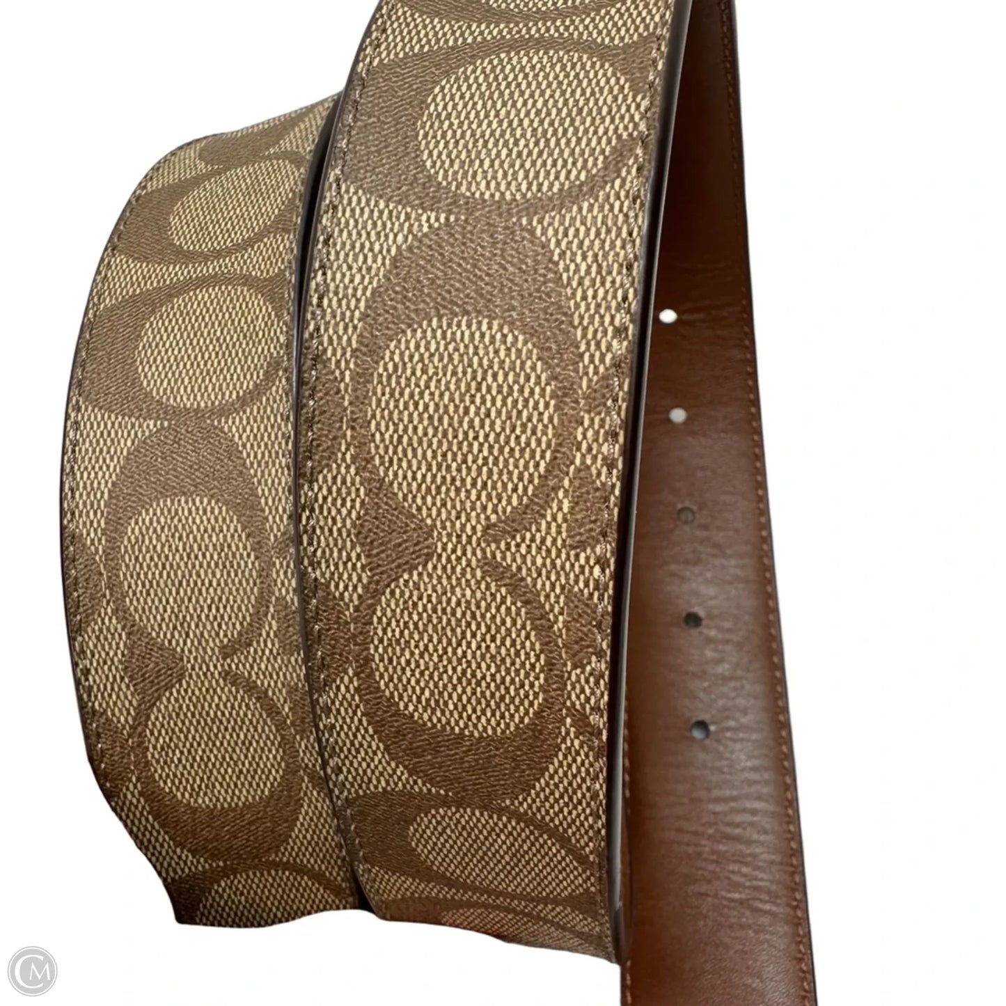 Belt Designer By Coach, Size: Medium