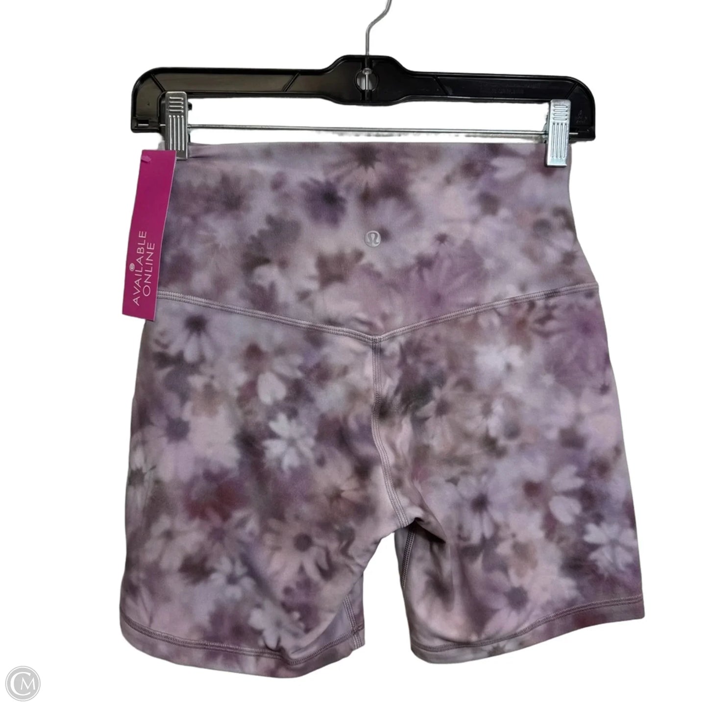 Athletic Shorts By Lululemon In Tie Dye Print, Size: 6