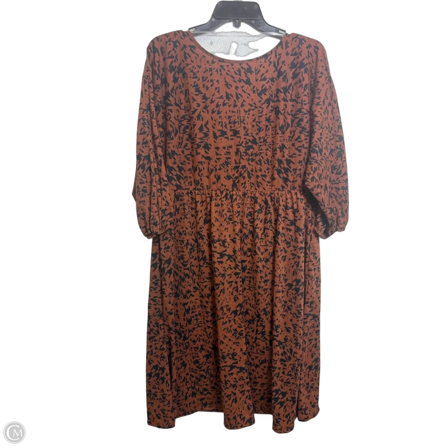 Dress Casual Short By Ava & Viv In Animal Print, Size: Xxl