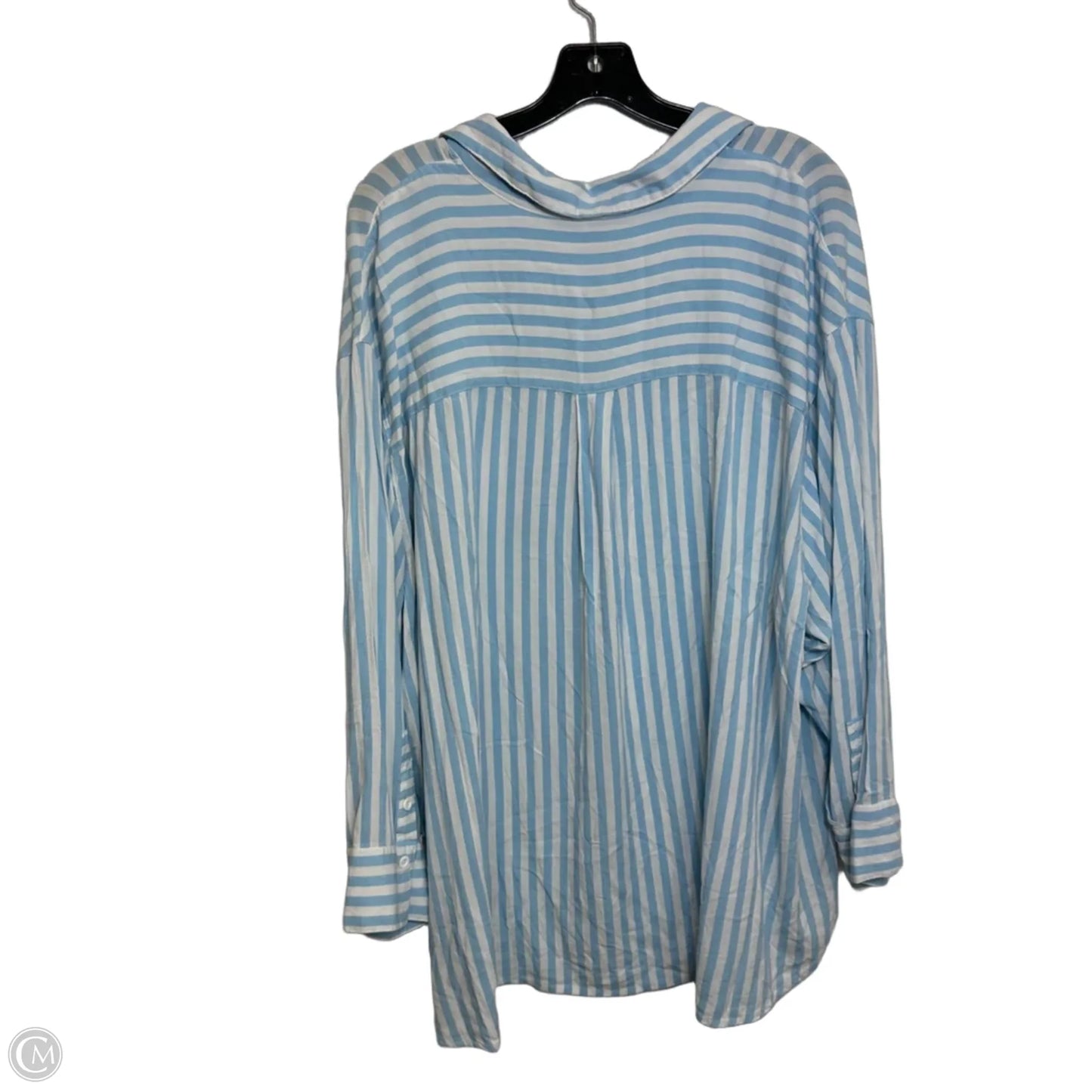Top Long Sleeve By Torrid In Striped Pattern, Size: 4x