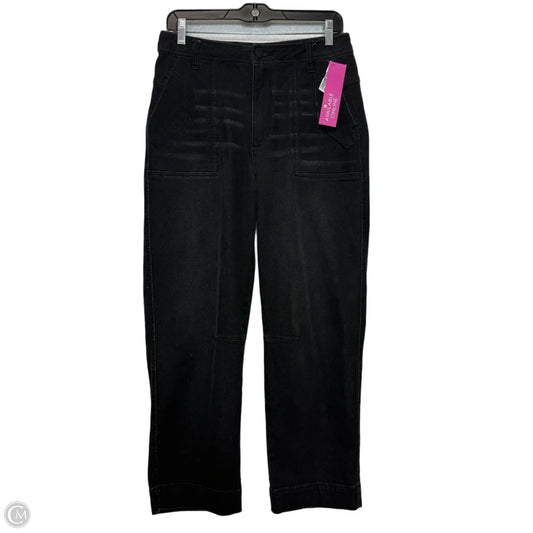 Jeans barrel leg By Kut In Black Denim, Size: 2