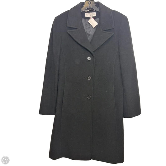 Coat Wool By Larry Levine In Black, Size: 10