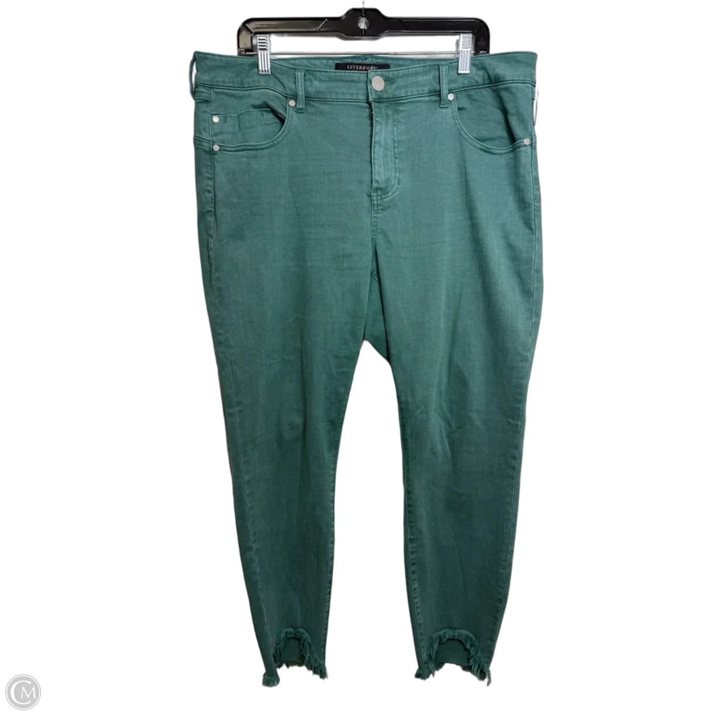Jeans Jeggings By Liverpool In Green, Size: 16